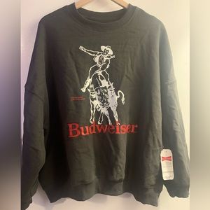 budweiser crewneck